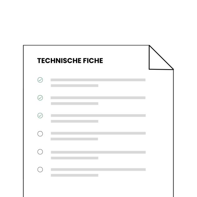 Technische fiche